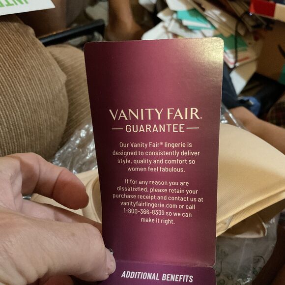 Vanity Fair Beauty Back Strapless Bra, Rose Beige 36C - Picture 9 of 9